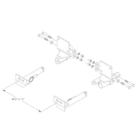 Roadmaster TOWBAR MOUNTING BRACKET 523182-4